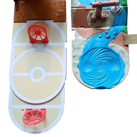 Pokemon Jazwares Blue Backpack Battle Arena Desert Incomplete Does Not Close - Picture 6 of 8